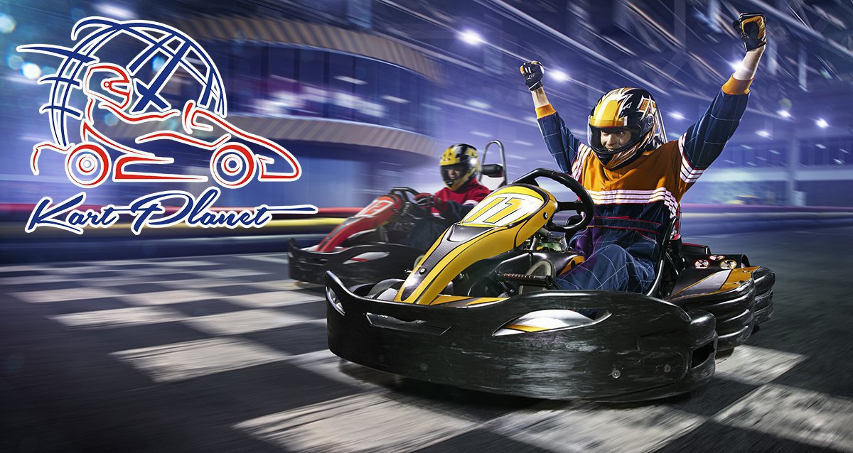-50% на заезды для детей и взрослых в KartPlanet