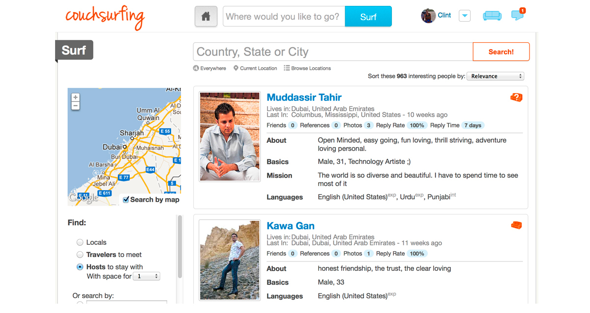 couchsurfing.com