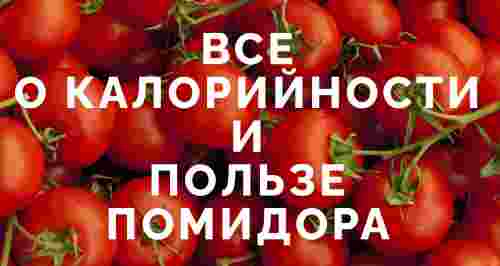 Знакомьтесь, сеньор Помидор! Все о калорийности и пользе