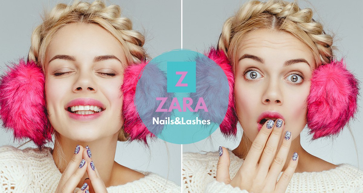 Скидки до 89% на ногтевой сервис в ZARA Nails&Lashes