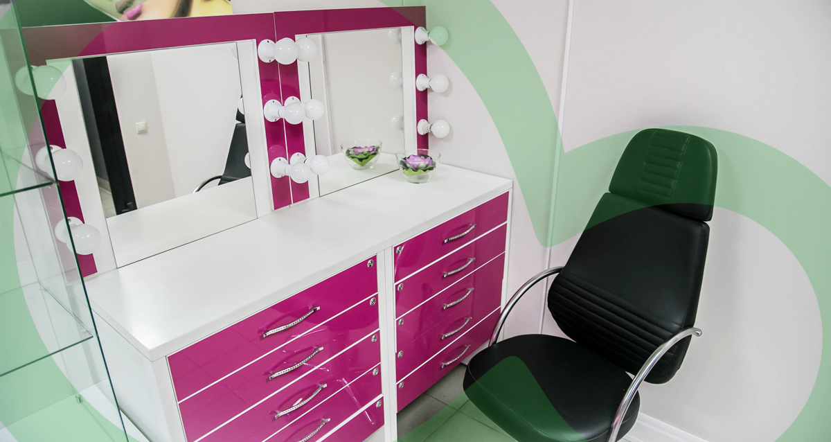 интерьер студии MIX NAIL`S & BEAUTY