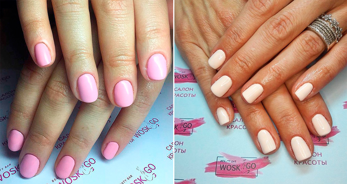маникюр с гель лаком в Beauty bar Wosk&Go