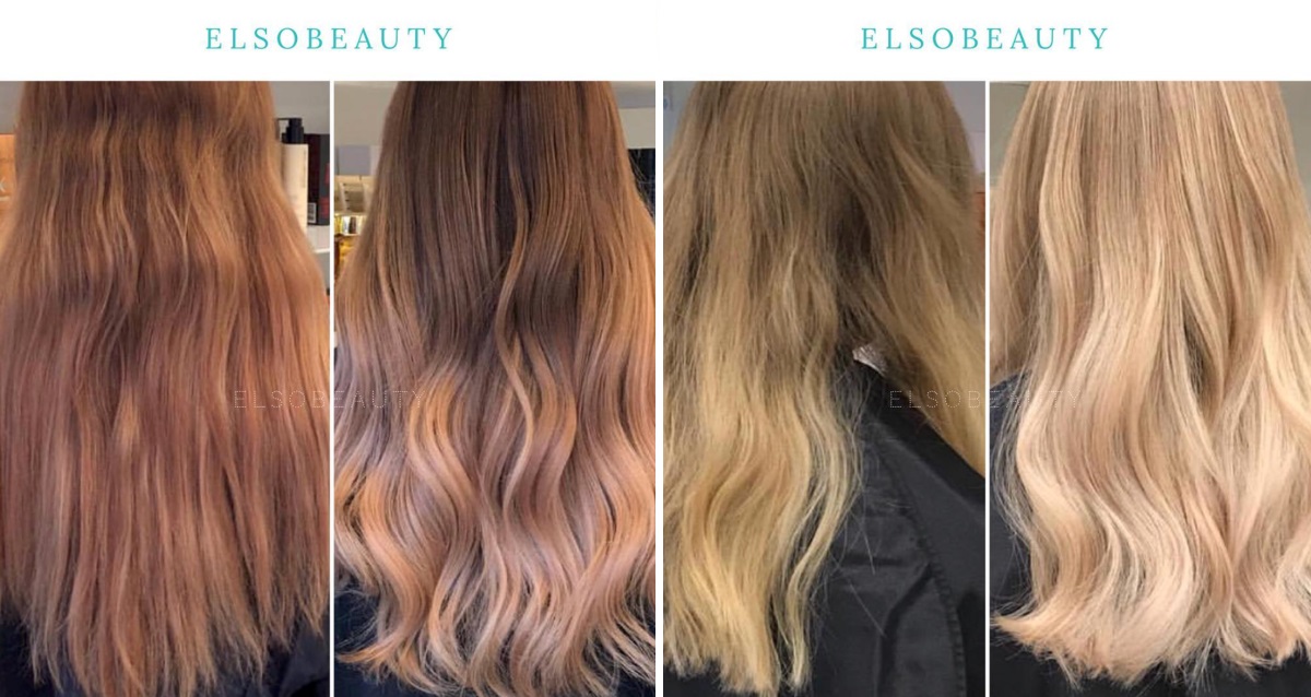 окрашивание волос в салоне Elsobeauty