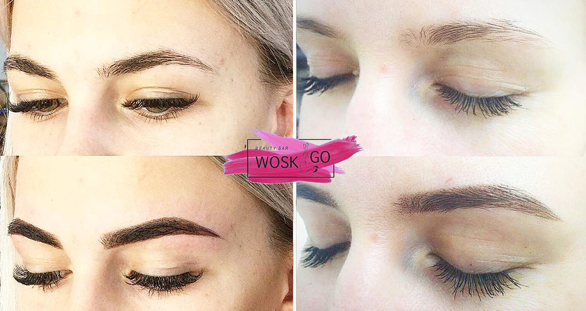 коррекция бровей в салоне Beauty bar Wosk&Go