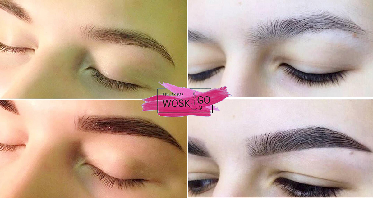 коррекция бровей в салоне Beauty bar Wosk&Go