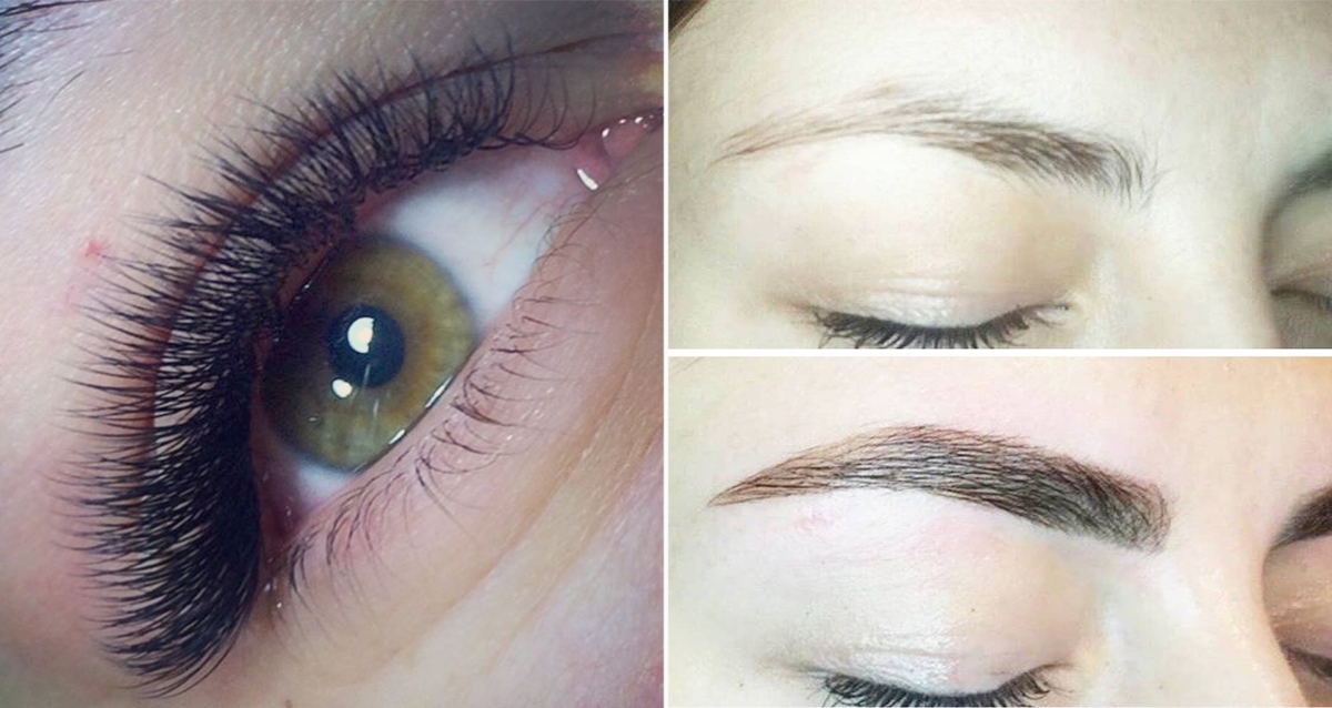 коррекция бровей в салоне Beauty bar Wosk&Go
